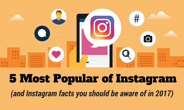 Instagram’s 5 Most Popular (and Instagram facts to survive in 2017)